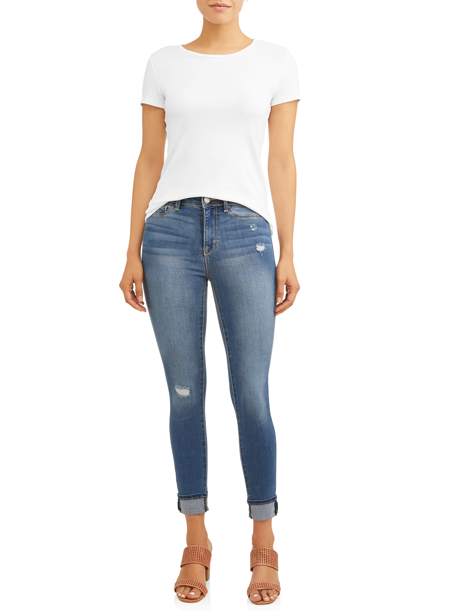 high rise jeggings walmart