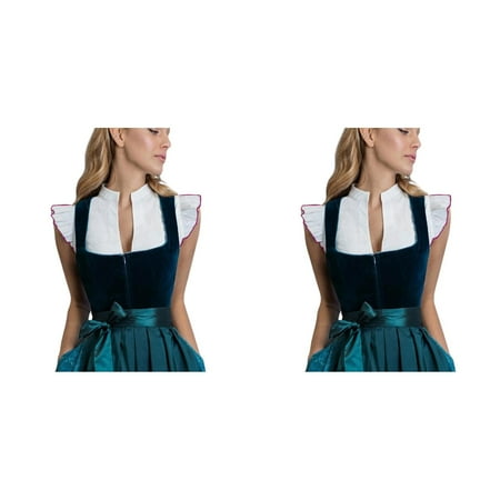 2 Pack Germany Oktoberfest Womens Vintage Dirndl Dress Short Sleeve Dress Stage Performance Dress Tank Vest Tops Lingerie Push up for Women Lingerie Gown Womens Bandage Lingerie plus Size Bustier