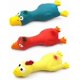 thumbnail image 1 of 3PCS Dog Squeaky Toys, Dog Small Screaming Chicken Toys, 6.6" Long Soft Rubber Chew Molar Dog Toys for Puppy Small Medium Dogs, 1 of 4