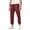 Wine, variant on Xzbqbs Mens Sweatpants Casual Slim Straight Stretch Lightweight Track Pants Drawstring Elastic Waist Joggers Running Cuffed Pants