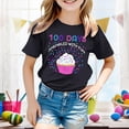 thumbnail image 2 of Mode Décontractée Imprimé Col Rond Manches Courtes T-Shirt Haut Arc-en-Ciel Chat Pyjamas Manches Longues Tee-Shirts Filles Pack Enfants Jolies Petites Chemises Liar 3 T Vêtements Épais Haut à Bretelles 6x Filles, 2 of 4