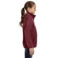 thumbnail image 3 of Youth 8 oz. Full-Zip Fleece - WINE - XL, 3 of 3