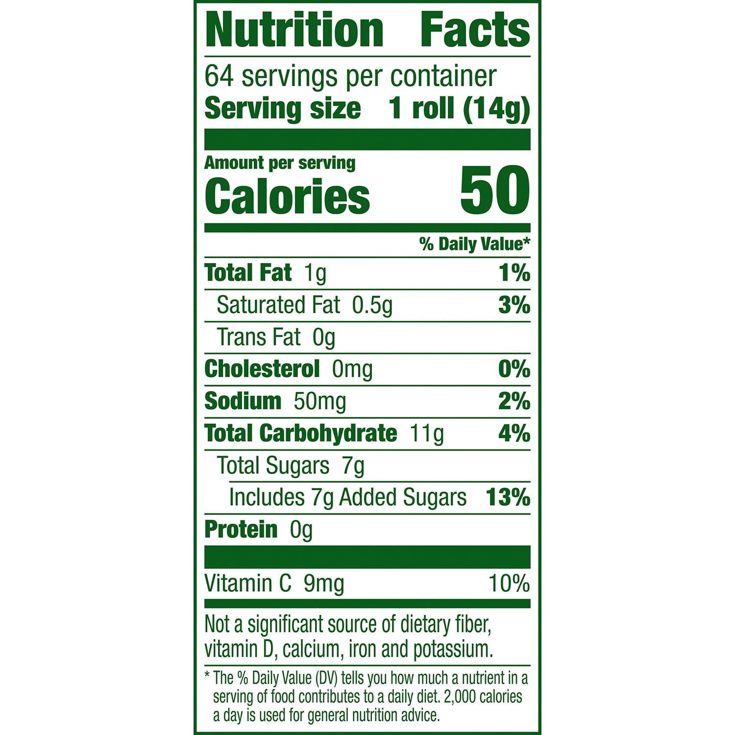 Fruit Roll-Ups Fruit Flavored Snacks Variety Pack, 0.5 Ounce (Pack of 64)