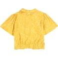 thumbnail image 2 of Nina Parker Womens Exploded Geo Swirl Button Up Shirt, goldenplm, Plus Size, 2X, 2 of 2