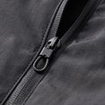 thumbnail image 6 of ZCFZJW Men's Jacket Insulated Fall Winter Jacket Zip Up Windproof Full Zip up Long Sleeev Quilted Bomber Jackets Casual Warm Padded Coats with Pockets Black L, 6 of 9