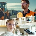 thumbnail image 7 of ProtectX Safety Reading Glasses for Women Men, UV Protection goggles, Anti-Impact Lightweight Glasses, Anti-Fog & Scratch-Resistant, Lilac, +1.5, 7 of 7