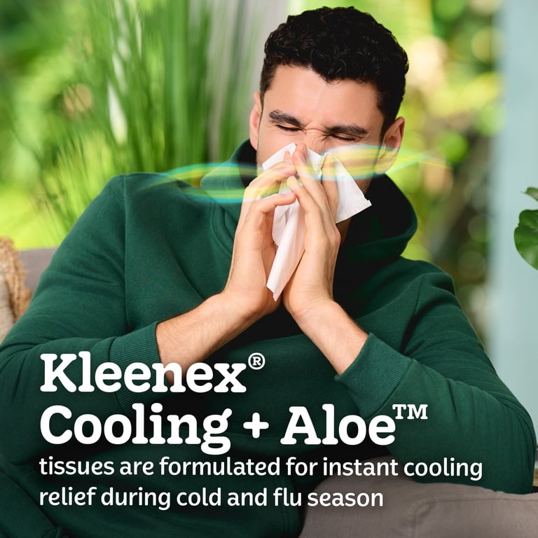Cooling + Aloe Facial Tissues, 2-Ply, 4-Pack photo 8