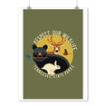thumbnail image 2 of Tennessee State Parks, Protect our Wildlife, Contour (9x12 Wall Art Print, Home Decor), 2 of 3