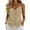 Khaki-tanks, variant on Women Button down Camisole Tops, V Neck Cotton Linen Adjustable Spaghetti Strap Cami Tank Tops, Lightweight Backless Sleeveless Beach Outdoor Vacation Undershirts