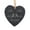 Slate Black (Design 3), variant on Darling Souvenir MADE WITH LOVE Personalized&nbsp;Hanging Benji Pet Memorial Paw Christmas Tree Ornament&nbsp;Engraved Heart Slate Custom Gift