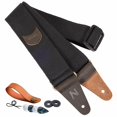 thumbnail image 1 of Correa de guitarra Nefelibata con bolsillo para púas de piel para guitarra, 1 of 7