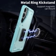 thumbnail image 3 of for Samsung Galaxy A14 5G Case with Finger Ring Holder Kickstand Military Grade Shockproof Magnetic with Car Mount Holder Heavy Duty Dual Layer Protective Armor Phone Cover, Blue, 3 of 6
