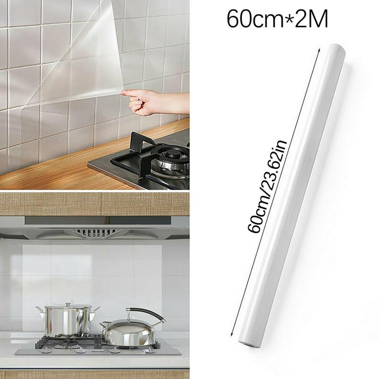 Kitchen Oil Proof Self Adhesive Transparent Wall Sticker Heat Resistant,  Waterproof Protector Film For Stove, Cabinet, And Decoration 230907 From  Jia10, $8.91