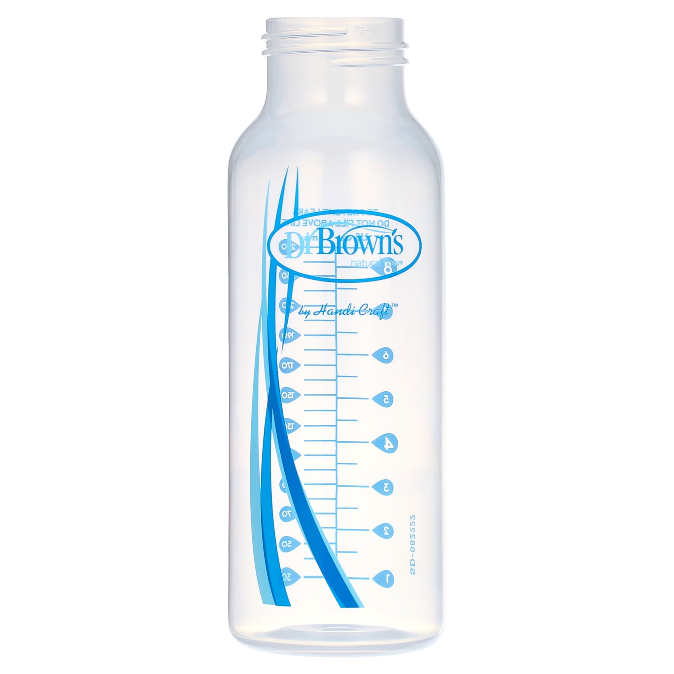 Glass Bottles, Wide-neck Brown's Anti-Colic Baby Bottles (2