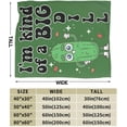 thumbnail image 3 of Pickle Blanket for Women Men, Cute I''m Kind of a Big Dill Themed Design Printed Throw Blankets for Teens Adults Lap, Chair Sofa, Warm Soft Cozy Blanket, 50"x 60", 3 of 6