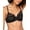 Jet Black, variant on Adore Me Cinthia Unlined Full Coverage Women's Bra Plus and Regular Sizes