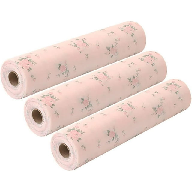 3 Rolls Drawer Liners Kitchen Cabinet Liner,Bedroom Drawer Liners, Shelf Liners Drawer Mat,30x300cm