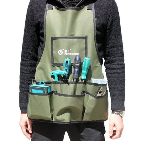 

Bcloud Electrician Apron Tool Bag Adjustable Storage Pockets Waterproof Pouch Toolkit