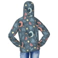 thumbnail image 4 of Xecao Watermelons Dachshunds Print Fishing Shirts for teenager Long Sleeve UV Sun Protection Hoodie with Zipper Outdoor Hiking Shirts-XX-Large, 4 of 7