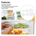 thumbnail image 5 of Silicone Stretch Lids, 3 Set - Reusable Durable Silicone Bowl Covers, Silicone Lids for Bowls and Food Covers (White), 5 of 6