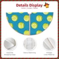 thumbnail image 4 of KLL Ball Tennis Christmas Tree Skirt 30" ,Party Decorations Farmhouse for Christmas Decorations Holiday Party, 4 of 6