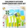 thumbnail image 5 of IMossad 13PCS Toddler Knife Set - Colorful Plastic Mini Chef Knives for Kids Cooking, 5 of 7
