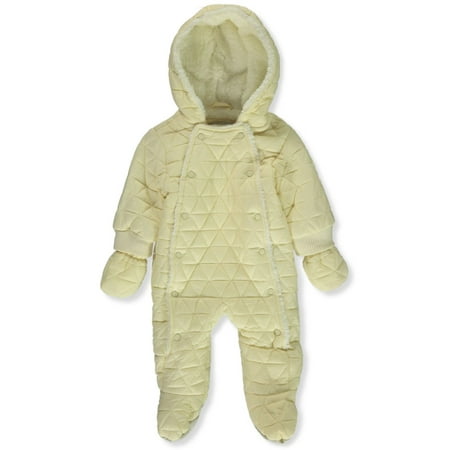 Urban Republic Baby Girls' Button Pram Suit - cream, 6 months (Newborn)
