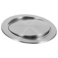 thumbnail image 2 of WRISTBIQUE Countertop Trash Can Lid Silver 430 Stainless Steel 1Set, 2 of 10
