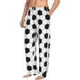 thumbnail image 2 of Xecao Soccer Ball Men's Straight Lounge Pajama Pants: The Ultimate in Comfortable Sleepwear, 2 of 9