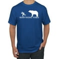 thumbnail image 2 of Wild Bobby Ancient Personal Trainers Funny Bear Chase Men Tee, 2 of 6