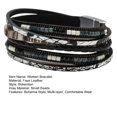 thumbnail image 7 of Xinyolin Bohemia Multi-layer Women Bracelet Faux Leather Ethnic Boho Style Handmade Girls Cuff Bracelet Fashion Jewelry, 7 of 7