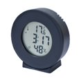 thumbnail image 4 of Despertador Naiovety Pantalla digital Snooze Calendario electrónico Temperatura Negro Type2 NO2, 4 of 6