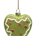 thumbnail image 6 of Northlight 6" Glitter Shatterproof Heart Lollipop Christmas Ornament - Green/Red, 6 of 7