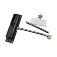 thumbnail image 1 of Door Closer Household Black Belt Wheel Adjustable Automatic Door Closing Light Zinc Alloy Spring Door Closer, 1 of 5