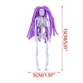 thumbnail image 3 of Boovnll Skeleton, 6" Horror & Novelty Poseable Whole Body Mini Skeletons Figurines Hanging Plastic Skeleton Decor with Movable Joints for Graveyard Desktop Holiday Party, Halloween Decorations, 3 of 7