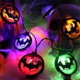 thumbnail image 4 of TIMIFIS Halloween Decorations Lights Halloween Decorations, New Version 10ft 20 LEDs Wooden String Lights With 4 Patterns, Battery Operated Halloween Lights Decor For Home Party Garden Indoor, 4 of 4