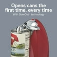 thumbnail image 2 of Hamilton Beach Electric Automatic Can Opener with Auto Shutoff, Knife Sharpener, Cord Storage, and SureCut Patented Technology, Extra-Tall, Red, 2 of 5