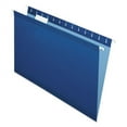 thumbnail image 2 of Colored Reinforced Hanging Folders, Legal Size, 1/5-Cut Tab, Navy, 25/box | Bundle of 5 Boxes, 2 of 7