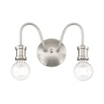 thumbnail image 4 of 16572-91 Livex Lighting Lansdale - 2 Light Bath Vanity In Transitional Style-7 Inches Tall and 13.5 Inches Wide, 4 of 11