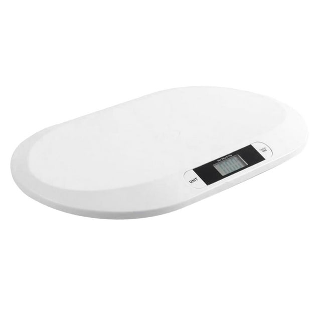 Balance de Poids pour Animaux Numérique LCD avec kg / Lb / St pour une Mesure Précise des Bébés