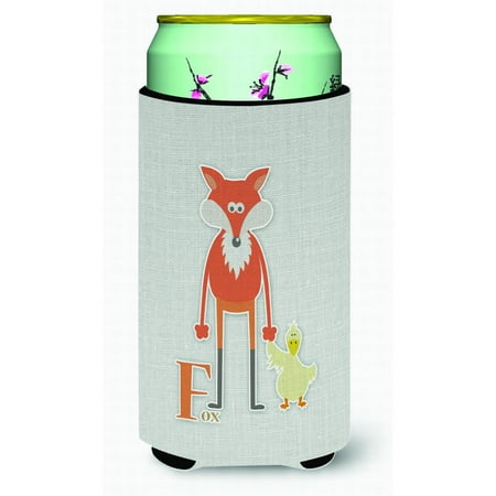 

Carolines Treasures BB5731TBC Alphabet F for Fox Tall Boy Hugger Tall Boy multicolor