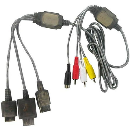 Pelican PL341 PS2/PS One/PSX S-video & A/V Cable