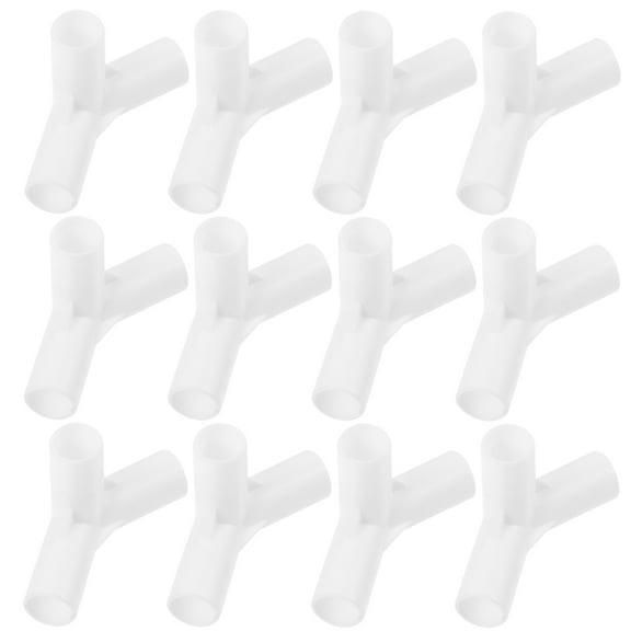 Hytrove Tent Pole Connectors White 20Pcs 6.50X4.00X2.00CM
