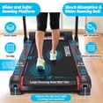 thumbnail image 3 of Yeshouse Cinta de correr plegable con inclinación, Monitor de frecuencia cardíaca, 3,5 hp Motor silencioso, velocidad de 8,7 MPH, ampliar el cinturón de correr, cintas de correr, 3 of 9