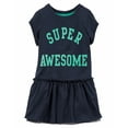 thumbnail image 1 of Carter's Little Girls' Navy Tunic - Super Awesome - (6 Kids), 1 of 1