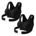 thumbnail image 3 of 2 Pack Women Sports Bra Seamless Posture Shaping Lift Support Back Sculpting Active Lingerie for Daily & Workout, 3 of 8