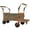 Green, variant on Double Push Bar Wagon with Tailgate and All-terrian Wheel for Picnic