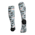 thumbnail image 2 of Bixox Swan Princess On Lake Print Compression Socks,Compression Socks Women & Men Circulation for Medical,Running,Athletic, 2 of 7