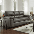 thumbnail image 2 of Roundhill Furniture Tirana Contemporary Fabric Pillow-Top Arm Sofa in Sequoia Ash, 2 of 6