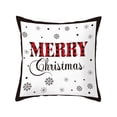 thumbnail image 2 of Fundas de almohadas navideñas, 18 x 18 pulgadas, funda de cojín navideña de invierno, decoración para sofá, juego de 4, 2 of 5